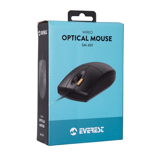 resimler/genel/Everest SM-601 Usb Siyah Optik Mouse