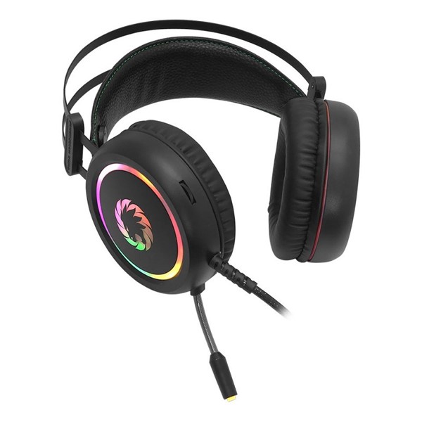 resimler/genel/GAMEMAX HG3500 Stereo USB Led Aydınlatma Siyah Gaming Mikrofonlu Kulaklık