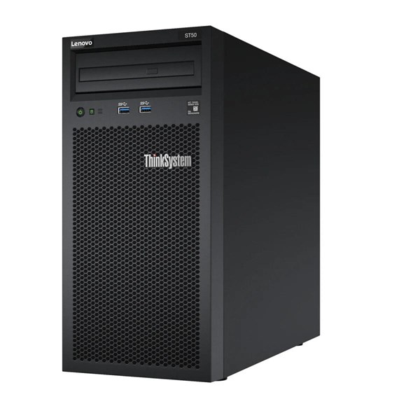 LENOVO ST50 7D8JA02YEA-V2 E-2324G 16gb 2x2tb 500w 4U Tower Sunucu Win Ser Essential 2022 ROK