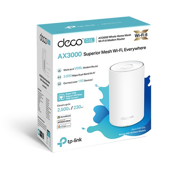 resimler/genel/TP-LINK DECO X50-DSL AX3000 WIFI-6 VDSL MODEM ROUTER