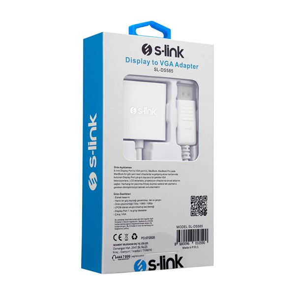 resimler/genel/S-link SL-DS585 Display TO VGA 10cm Çevirici