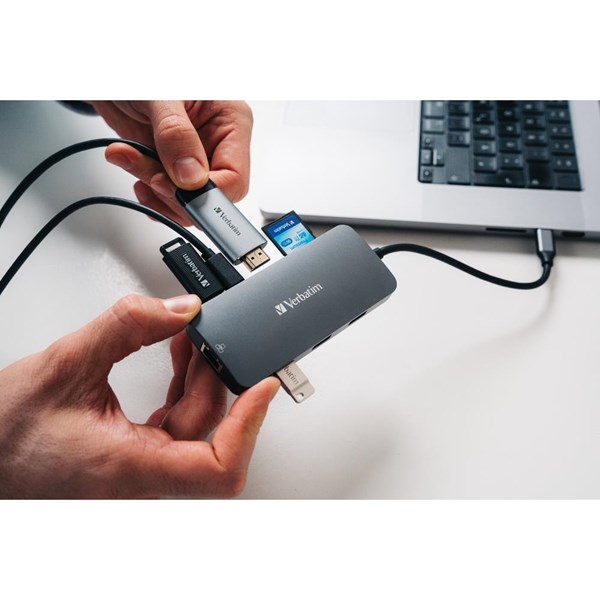resimler/genel/VERBATIM CMH-09 USB-C Pro 9 Bağlantı Noktalı Dock