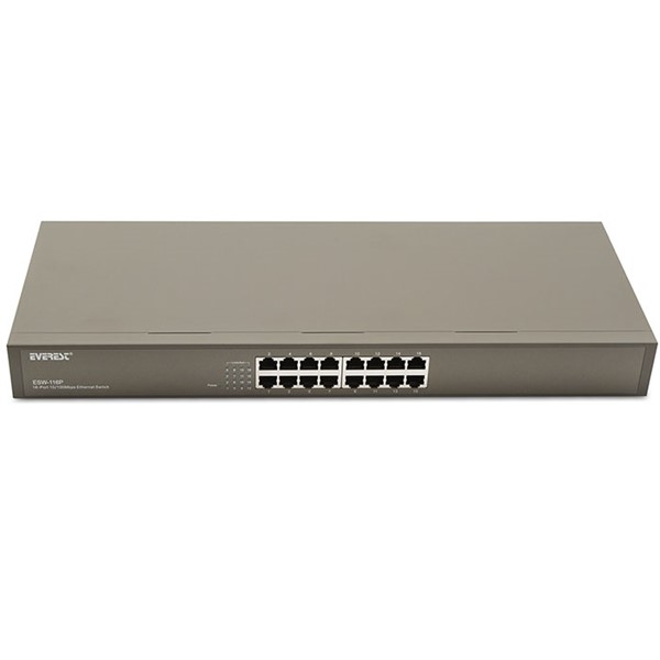 resimler/genel/Everest ESW-116P 16Port 10/100 Metal Kasa Switch 
