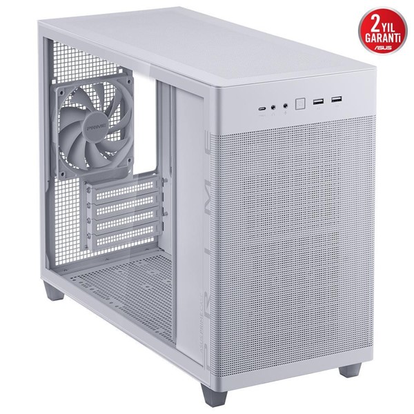 ASUS PRIME AP201 Gaming Mid-Tower PC Kasası Beyaz