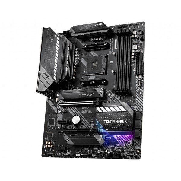 resimler/genel/MSI MAG B550 TOMAHAWK DDR4 M2 PCIe NVME HDMI DP PCIe 16X v4.0 AM4 ATX