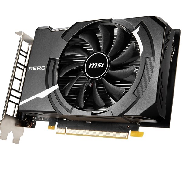 resimler/genel/MSI GTX1650 4GB AERO ITX GDDR6 128bit HDMI DVI DP PCIe 16X v3.0