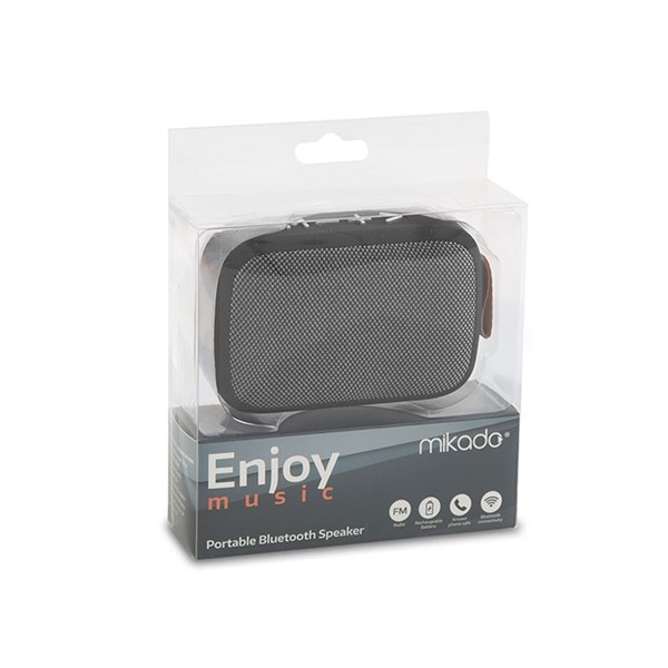 resimler/genel/Mikado MD-25BT ENJOY N2 Gri Bluetooth 3W TF/USB/FM Destekli Speaker