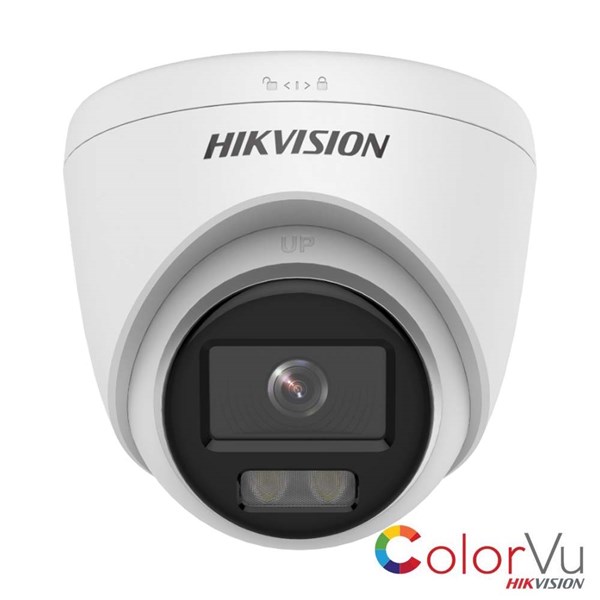 resimler/genel/HIKVISION 4MP DOME 2.8MM DS-2CD1347G0-LUF 30metre H265+ IP Güvenlik Kamerası COLORVU