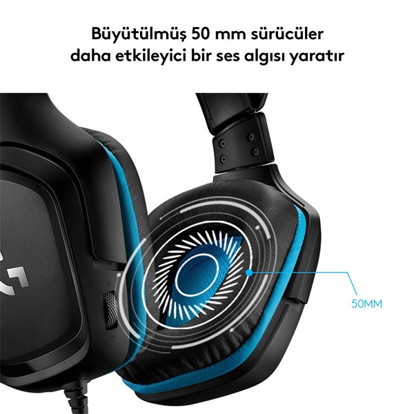 resimler/genel/Logitech G G432 7.1 Surround Ses Oyuncu Kulaklığı 981-000770
