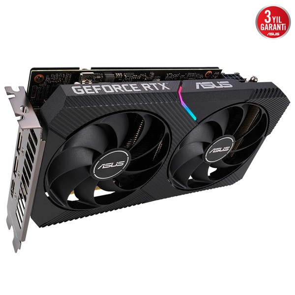 resimler/genel/ASUS RTX3060 8GB DUAL RTX3060-O8G GDDR6 192bit HDMI DP PCIe 16X v4.0