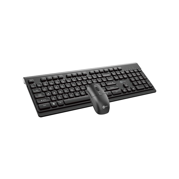 resimler/genel/LENOVO LECOO KW203 Kablosuz Q Trk Optic Mouse Siyah Standart Klavye - Mouse Set