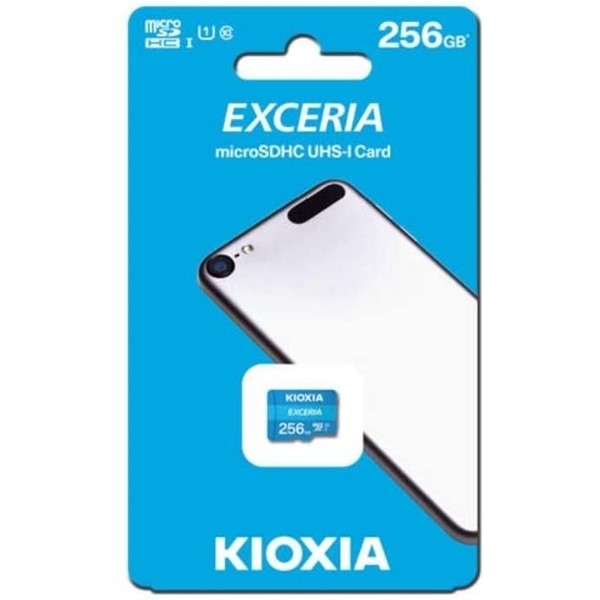 resimler/genel/ KIOXIA MicroSD 256GB EXCERIA LMEX1L256GG2 Class10 Hafıza Kartı