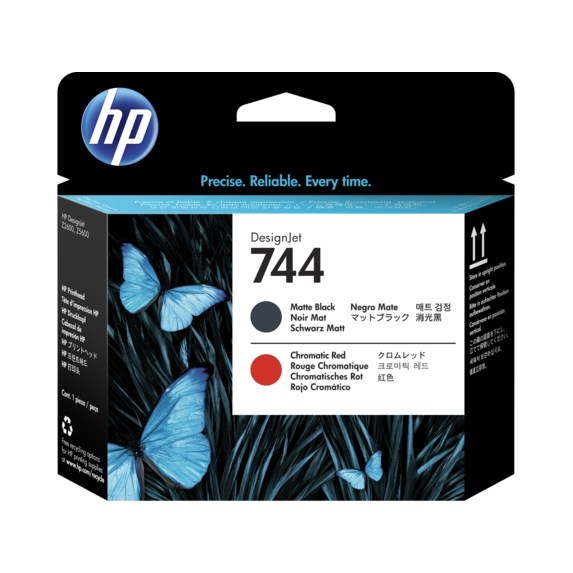 resimler/genel/Hp F9j88a (744) Mat Sıyah Ve Kırmızı Baskı Kafası