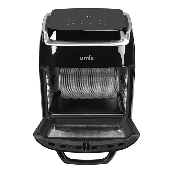 resimler/genel/UMIE AF12 Advence Pro XXL 12L Siyah COMBO LED Dijital Göstergeli Oven Airfryer/Fritöz