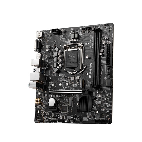 resimler/genel/MSI H510M PRO DDR4 M2 PCIe NVME HDMI DP PCIe 16X v4.0 1200p v2 mATX