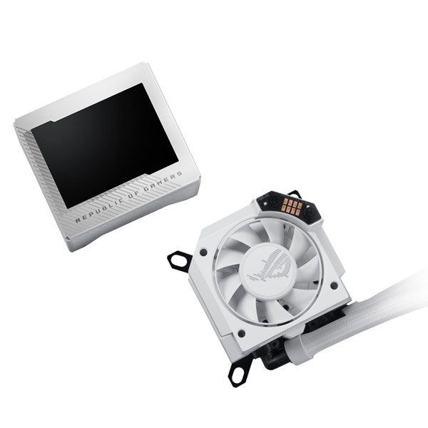 ASUS 360MM ROG RYUJIN III 360 ARGB OLED SIVI SOĞUTMALI AM5-1700P İŞLEMCİ FANI BEYAZ