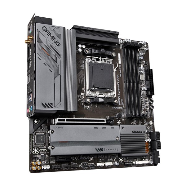 resimler/genel/GIGABYTE B650M GAMING X AX WIFI-6E DDR5 HDMI DP PCIe 16X v4.0 AM5 mATX