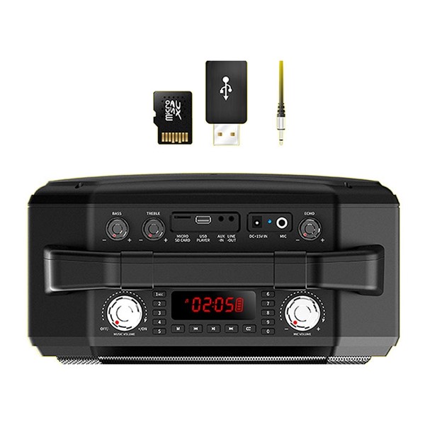 resimler/genel/Mifa M520 Plus 30W Siyah Kablosuz Mikrofonlu Bluetooth Toplantı Anfisi
