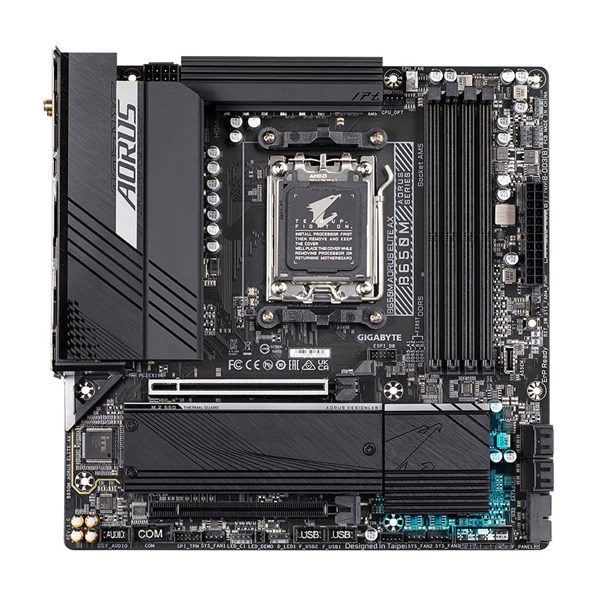 resimler/genel/GIGABYTE B650M AORUS ELITE AX WIFI-6E DDR5 HDMI DP PCIe 16X v5.0 AM5 mATX