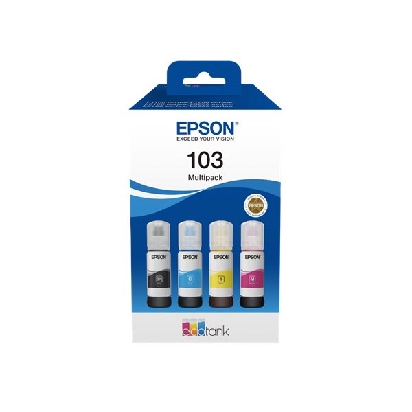 resimler/genel/Epson C13t00s64a (103) 4 Renk Renkli Multıpack L5190/L3160/ L3156/ L3151/ L3150/ L3111/ L3110/ L1110