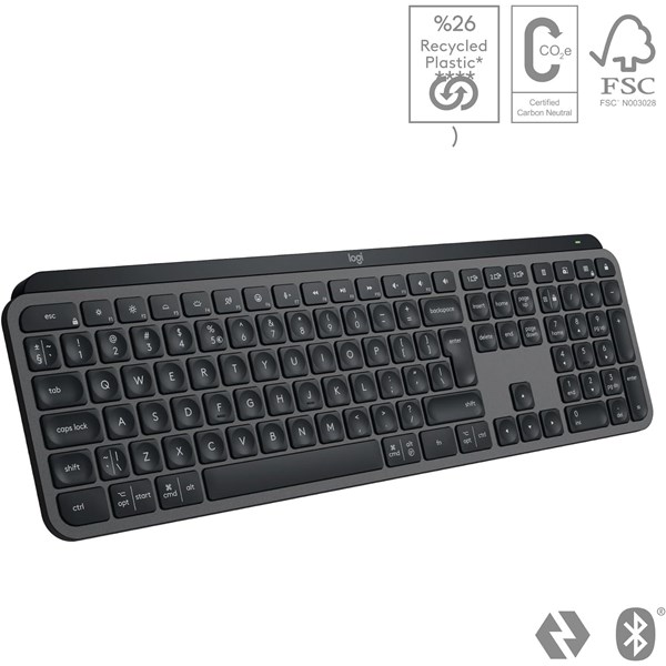 resimler/genel/LOGITECH Mx Keys S Gelişmiş Kablosuz Klavye Siyah -920-011594