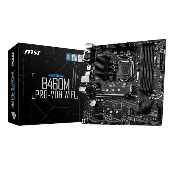 resimler/genel/MSI MAG B460M PRO-VDH WIFI DDR4 M2 PCIe NVME HDMI DVI PCIe 16X v3.0 1200p mATX