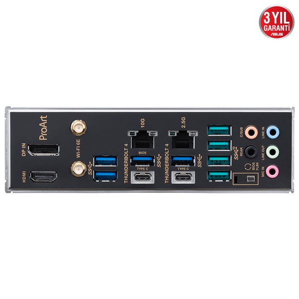 resimler/genel/ASUS PROART X570 CREATOR WIFI DDR4 M2 PCIe NVME HDMI-Thunderbolt DP PCIe 16X v4.0 AM4 ATX