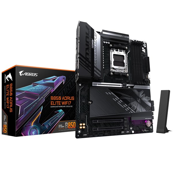 GIGABYTE B850 AORUS ELITE WIFI7 DDR5 HDMI-DP USBC PCIE 5.0 AM5 ATX