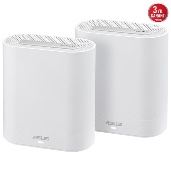 ASUS EXPERT WIFI EBM68-W-2 AX7800 WIFI6E Dual Band Kurumsal Mesh Router 2-li paket