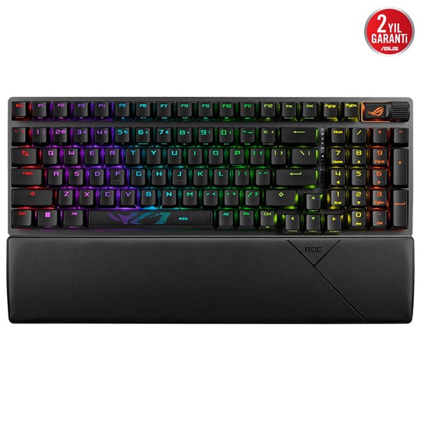 ASUS ROG STRIX 96 RX X902 Kablosuz Gaming Klavye Siyah