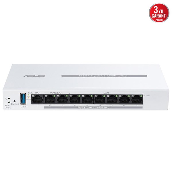 ASUS EXPERTWIFI EBG19P 8port gigabit Router VPN