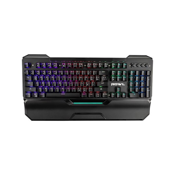 ROWL RGMK-01 PULSATRIX USB RGB Aydınlatmalı Blue Switch Mekanik Gaming Klavye