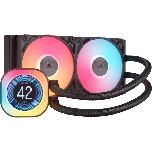 CORSAIR 240MM TITAN 240RX LCD CW-9061022-WW AM5-1851P  RGB SIVI SOĞUTMALI İŞLEMCİ FANI