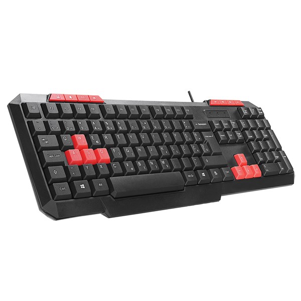 EVEREST KB-700 Siyah USB Croatian Layout Multimedia Klavye