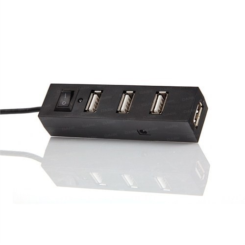 DARK DK AC USB241 4port USB 2.0 Siyah USB Çoklayıcı Hub Anahtarlı