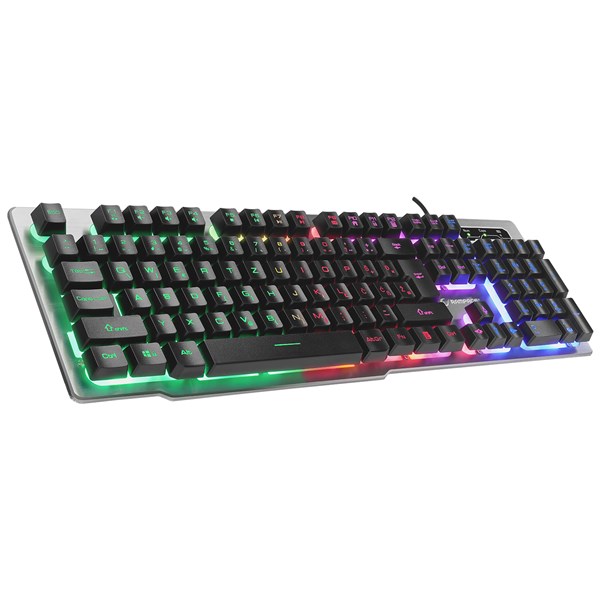 RAMPAGE KB-R78 Grey/Black USB Rainbow Backlight LC Layout Gaming Klavye