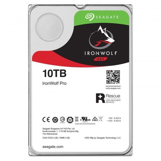 SEAGATE 10TB IRONWOLF PRO ST10000NE0008 256MB 7200RPM NAS DİSKİ 