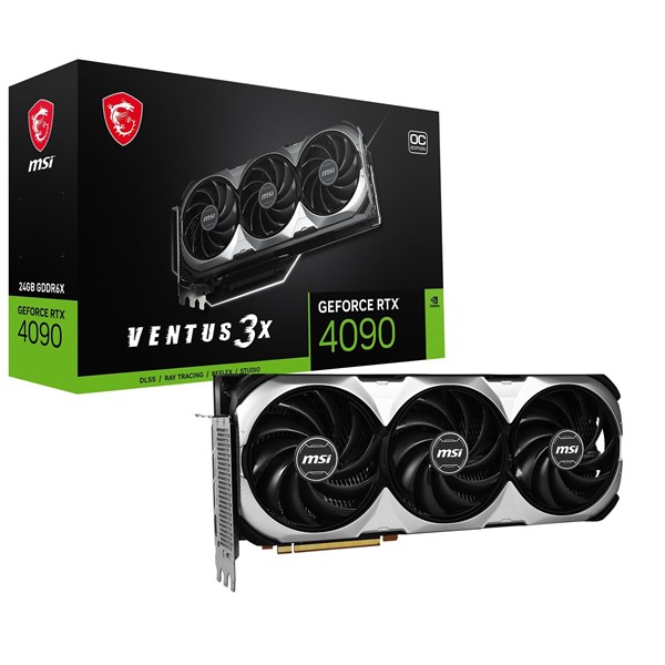 MSI  24GB RTX4090 VENTUS 3X E 24G GDDR6 384bit HDMI-DP PCIE 4.0