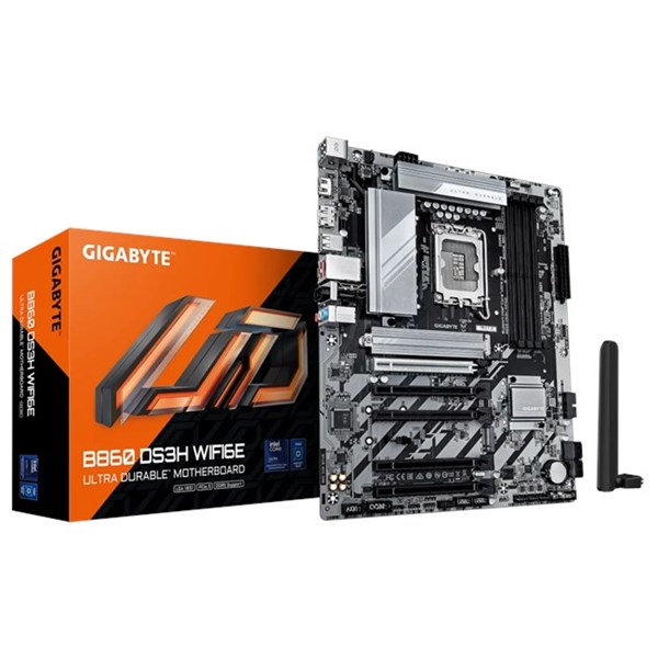 GIGABYTE B860 DS3H WIFI6E DDR5 HDMI-DP TYPE-C PCIE 5.0 1851P ATX