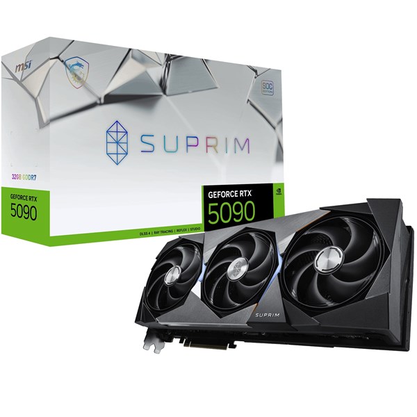 MSI RTX5090 32GB SUPRIM SOC GDDR7 512BİT HDMI DP PCIe 5.0