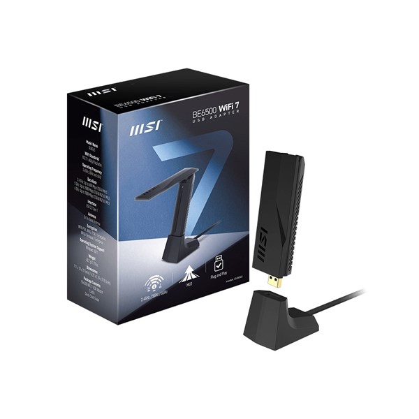 MSI BE6500 Wİ-Fİ 7 USB ADAPTÖR