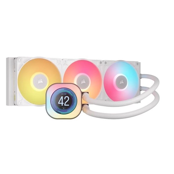 CORSAIR 360MM TITAN 360RX LCD CW-9061026-WW AM5-1851P  RGB SIVI SOĞUTMALI İŞLEMCİ FANI BEYAZ