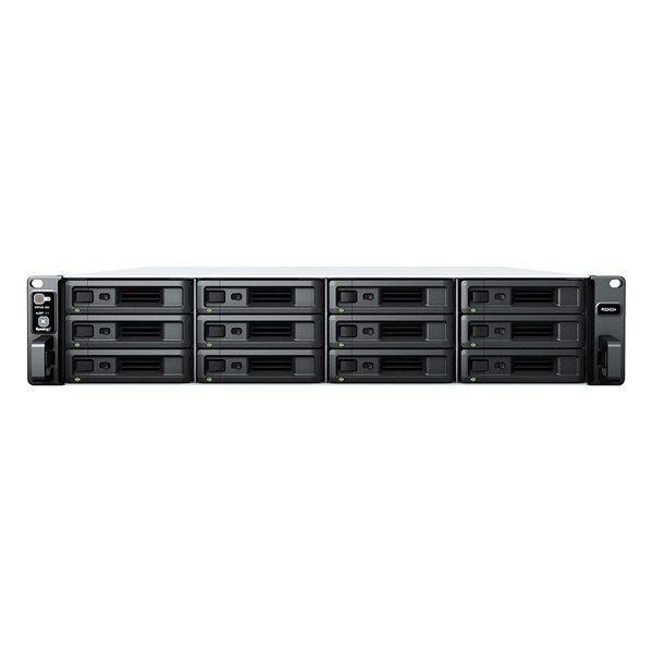 SYNOLOGY RS2423 PLUS RYZEN V1780B-8GB RAM-12-diskli RACK NAS SUNUCU (DİSKSİZ) 