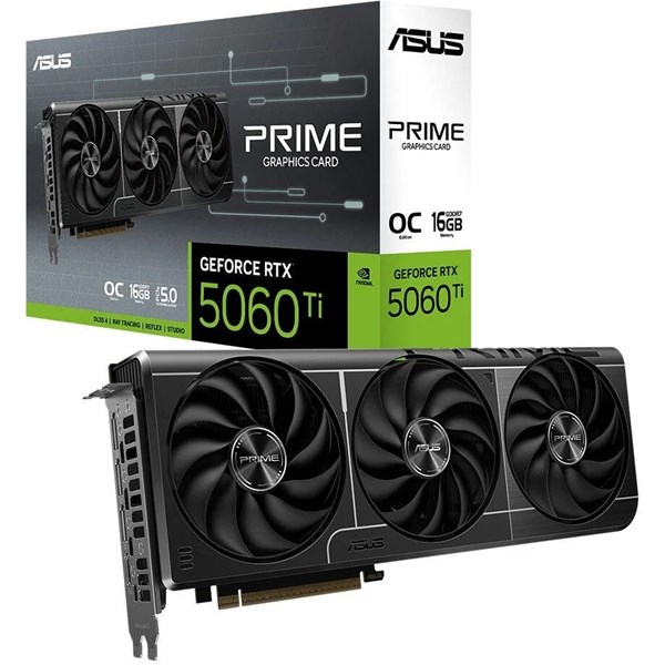 ASUS 16GB PRIME RTX5060TI-O16G GDDR7 128bit HDMI DP PCIe 5.0	